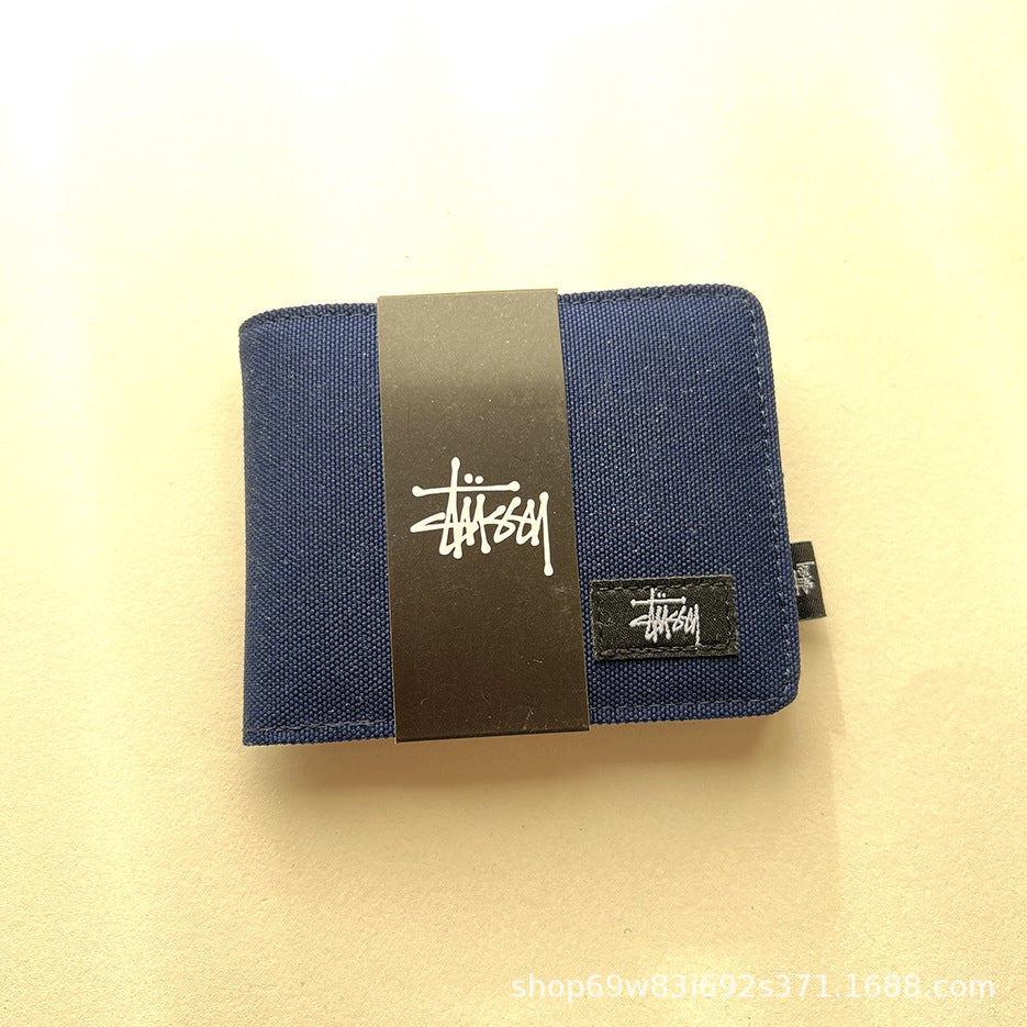 Stüssy short wallet, Oxford cloth short half off