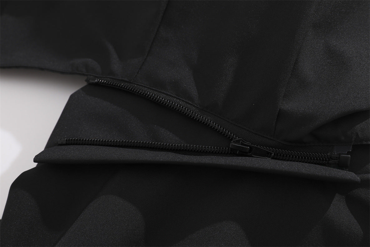 Mountain windproof and waterproof jacket men's and women's large size jacket new outdoor couple mountaineering suit men's single punch jacket