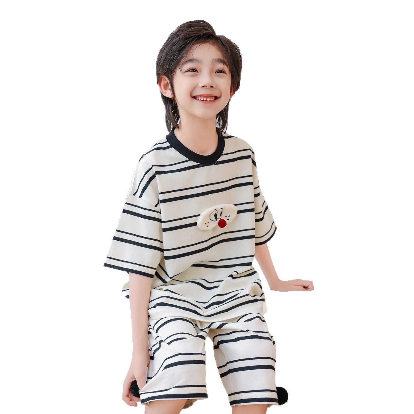 Boys Summer Short Sleeve Pajama Set
