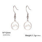 Montana Silversmiths Mountain Majesty Charm Earrings