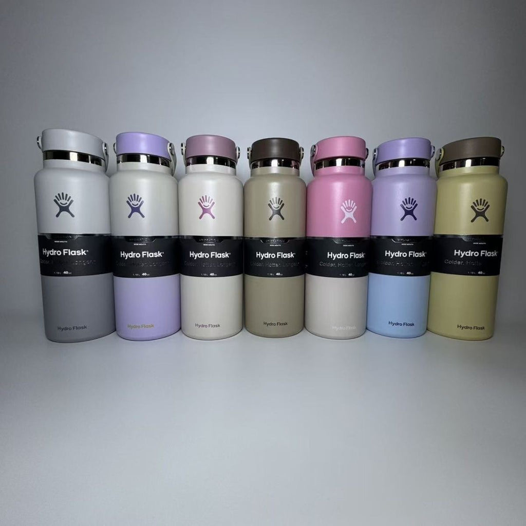 Hydro Flask sports kettle, gradual change of color double layer thermos cup
