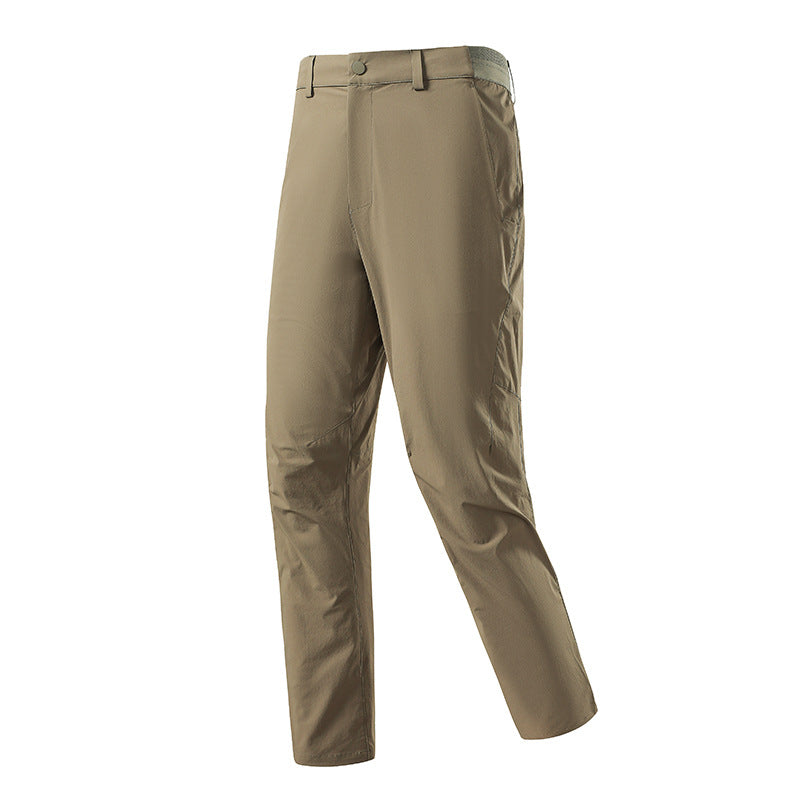 Men’s Lightweight Quick‑Dry Hiking Pants, High‑Stretch Water‑Repellent Breathable Outdoor Casual Plus‑Size Trousers