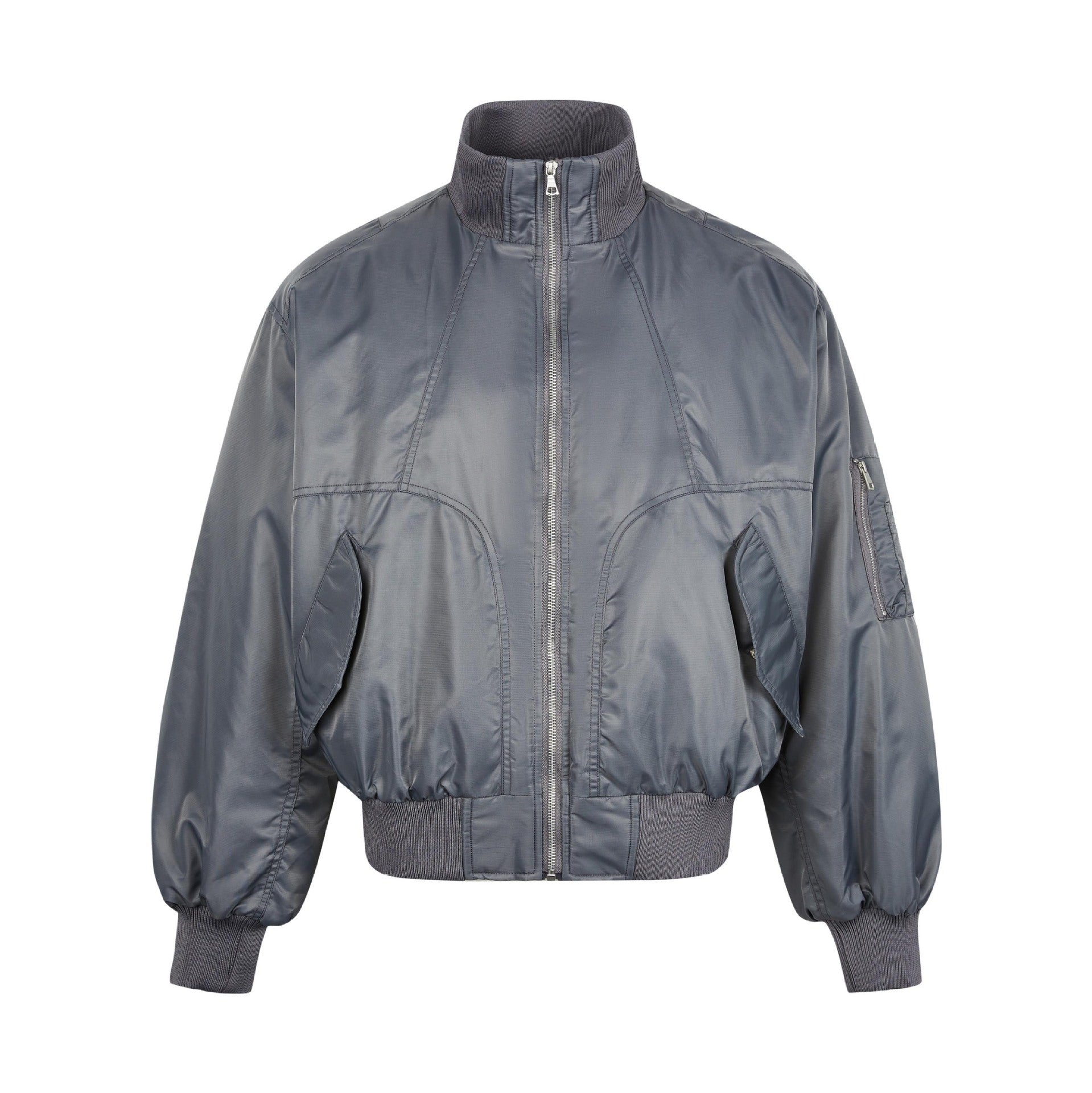 silhouette loose short aviator cotton jacket, thickened warm cotton clothes in winter, the same for men and women