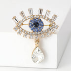 Evil Eye Brooch - Blue Diamond Niche Design