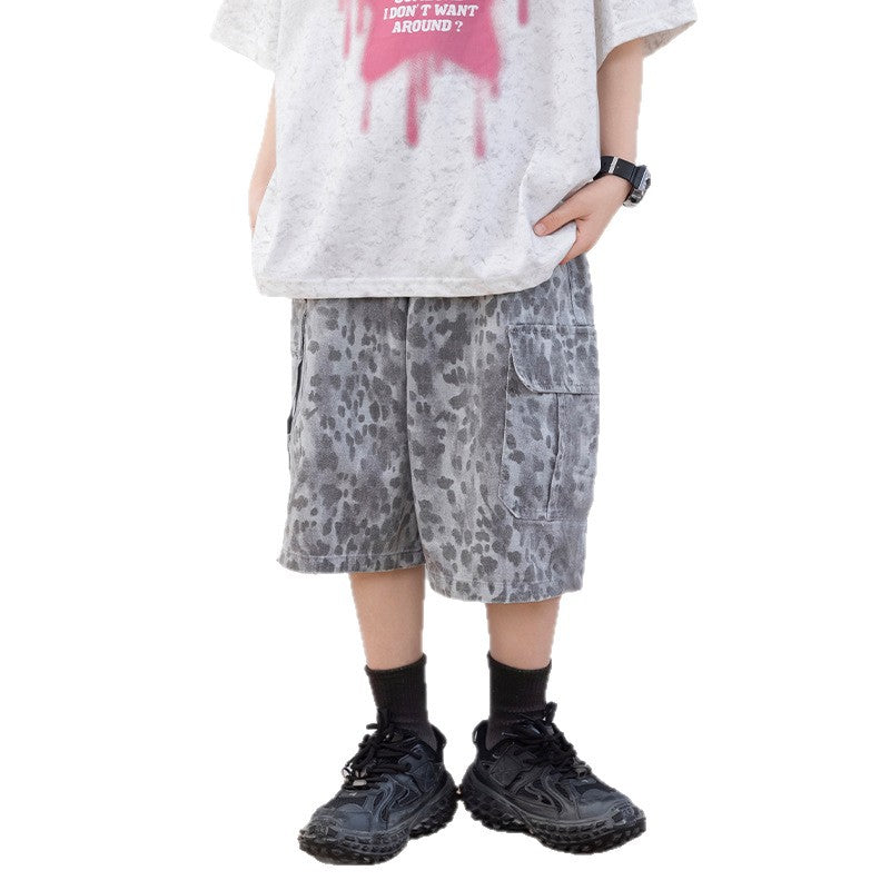 Big Boys Leopard Print 5" Shorts