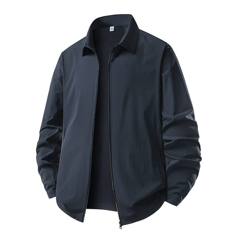 Men's Windproof UV‑Protection Windbreaker, Spring Business Outdoor Breathable Casual Jacket