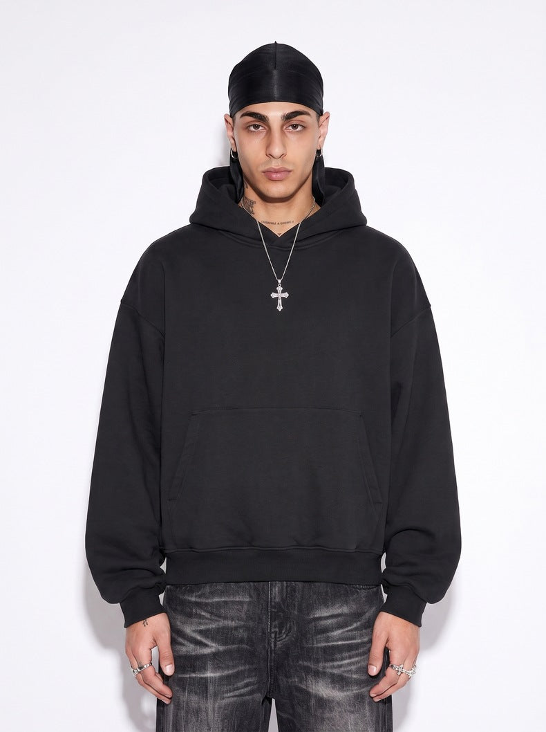 Fleece-lined hoodie, eggshell fleece sweatshirt