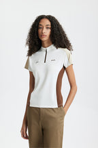 Women's Cycling Zip T-Shirt