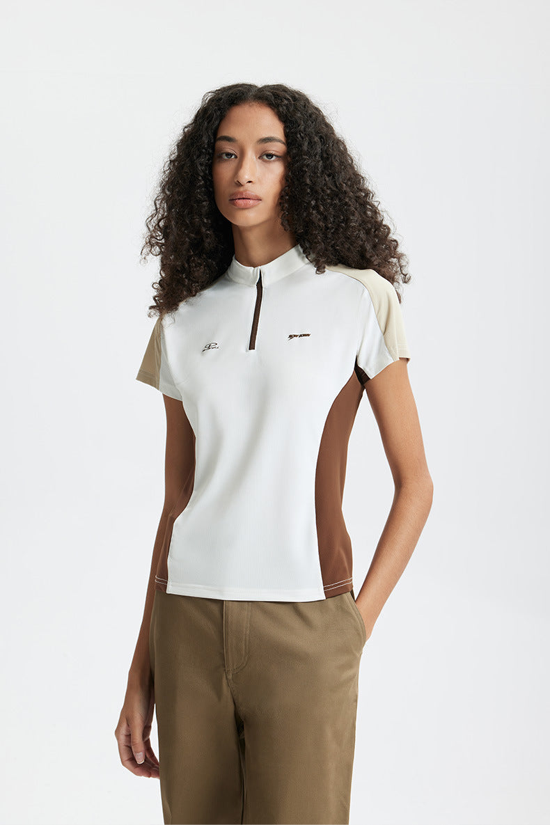 Women's Cycling Zip T-Shirt