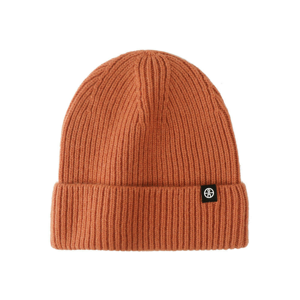 Pure wool warm ear protection hat winter windproof ski pullover hat