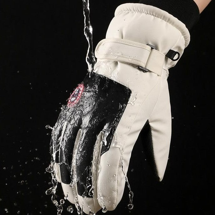 Thickened Winter Unisex Ski Gloves - Adult Hiking  E-Bike Use