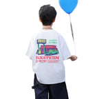 Boys' Lightweight Short-Sleeve T-Shirt with Car Print