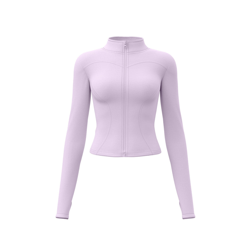 Wear long-sleeved tight yoga clothes outside, fitness, running, yoga