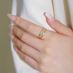Diamond-Set Evil Eye Ring