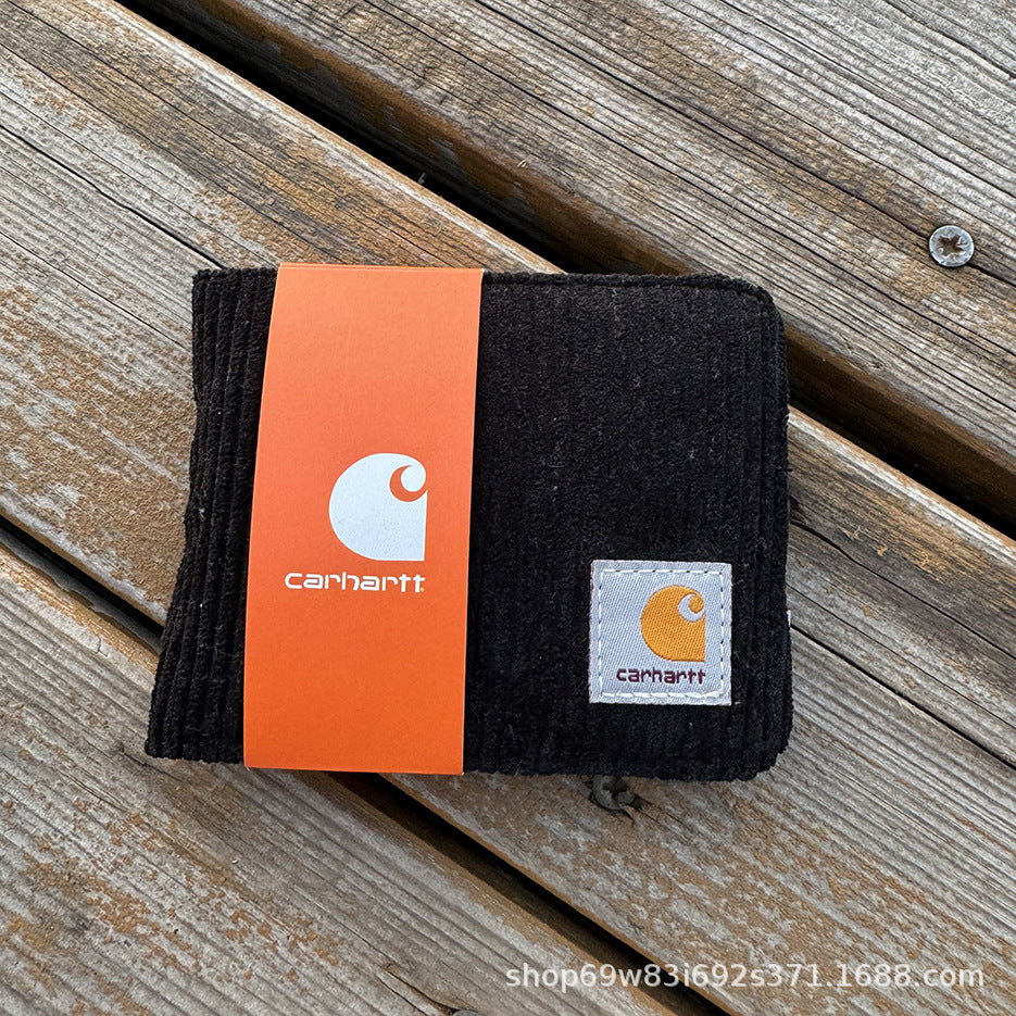 Carhart short wallet, waterproof fabric is strong and durable