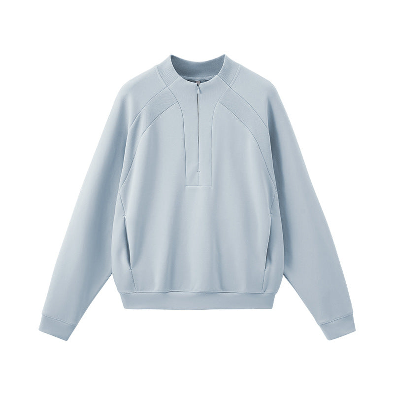 Men's LYCRA® Long‑Sleeve Half‑Zip Windproof Sweatshirt