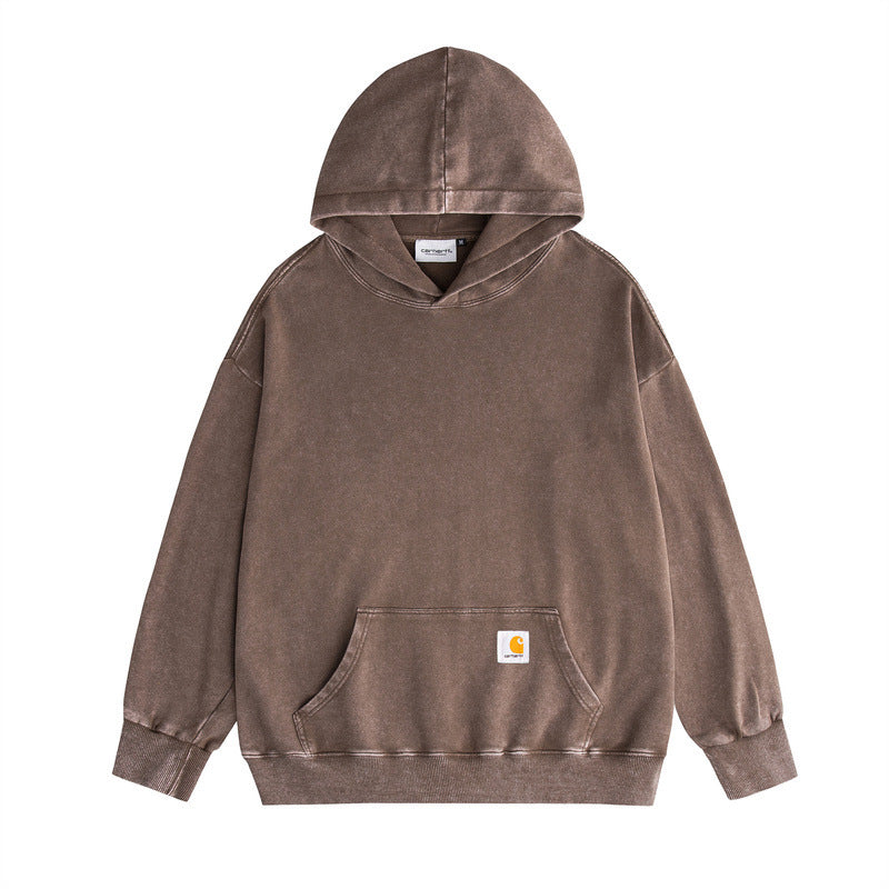 Carhartt WIP Washed Kangaroo Pocket Hooded Sweatshirt