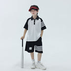 Boys Cotton Polo Shirt Set
