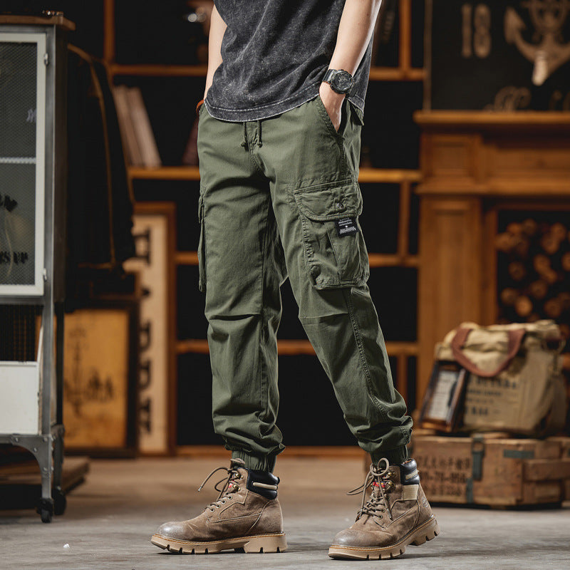 Men's Loose Straight-Leg Casual Pants - Sporty Casual Style for Autumn