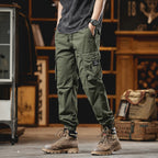 Men's Loose Straight-Leg Casual Pants - Sporty Casual Style for Autumn