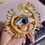 Evil Eye Brooch, Eye Corsage Accessory