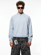 Men's LYCRA® Long‑Sleeve Half‑Zip Windproof Sweatshirt