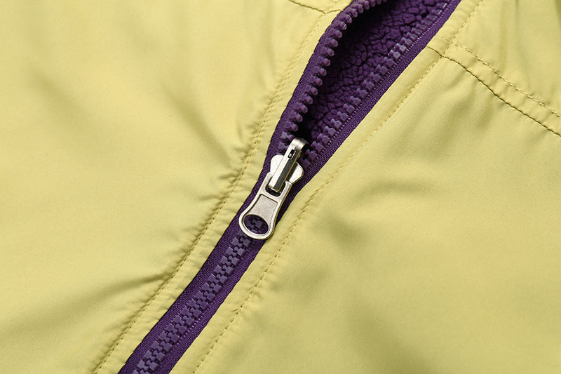 B.Duck Reversible Fleece-Lined Kids' Jacket | Unisex Boys Girls Autumn Winter Water-Resistant Softshell Windbreaker