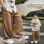Boys Cooling Casual Trousers, Summer Anti-Mosquito Daily Pants