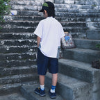Boys' Short-Sleeve Top with Outdoor-Style Zippered Pockets