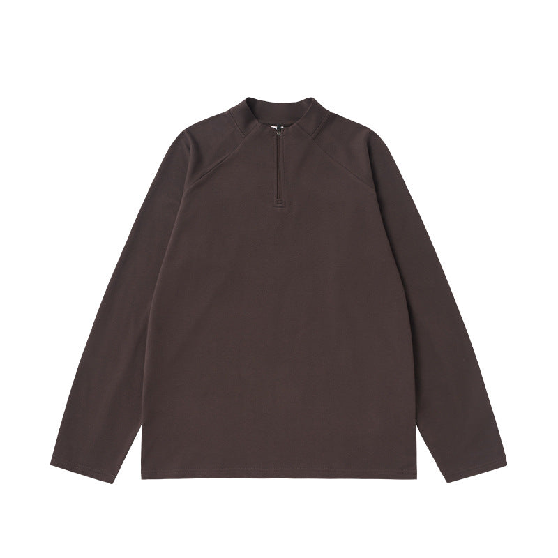 Men 1/4 Zip Fleece Long Sleeve Outdoor Pullover