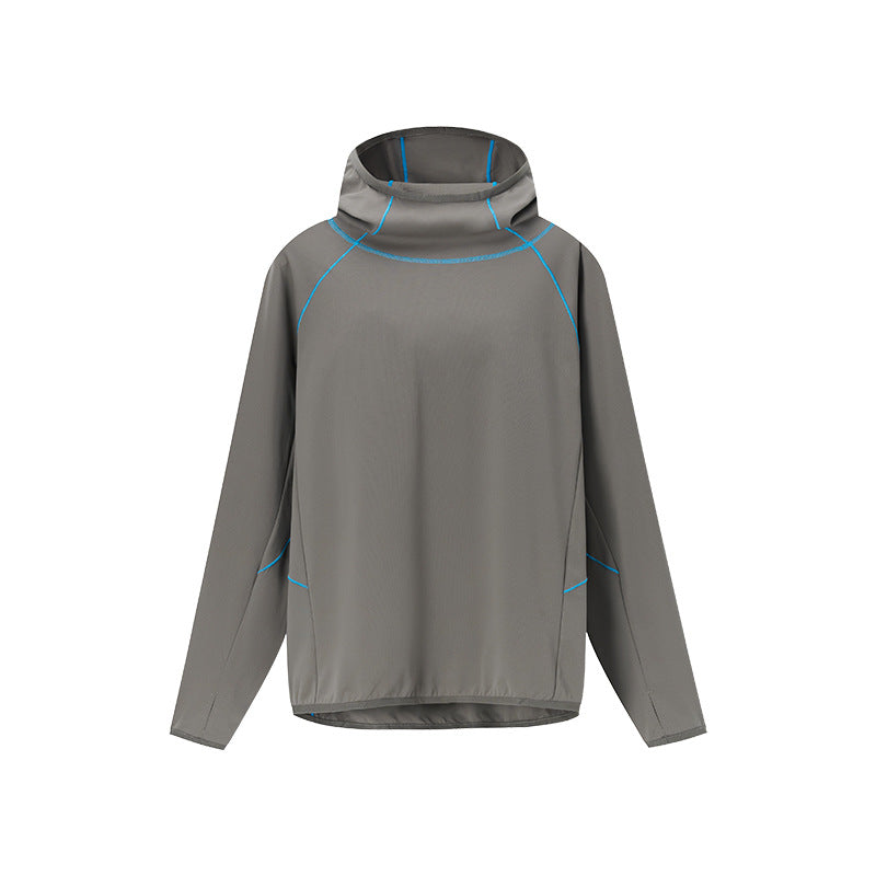 light outdoor color-blocked raglan hoodie