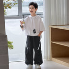 Big Kids Summer Casual Curved Trousers