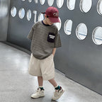 Pure Cotton Breathable Boys' Mid-Length Shorts