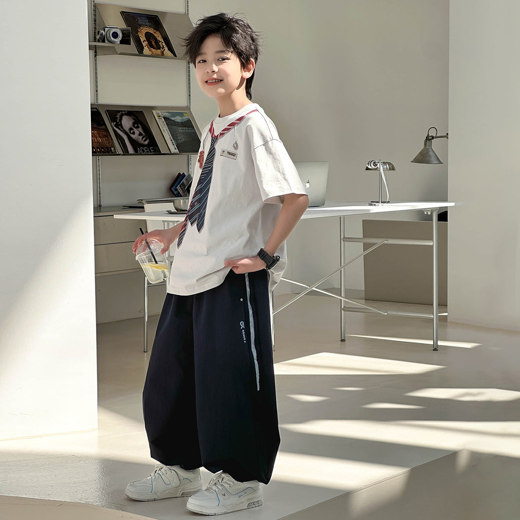 Big Kids Stylish All-match Breathable Thin Quick Dry Pants