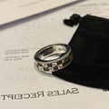 Chrome Hearts Cross & Evil Eye Ring