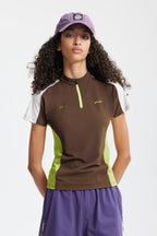 Women's Cycling Zip T-Shirt