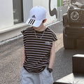 Striped Cotton Boys Summer Sleeveless Vest