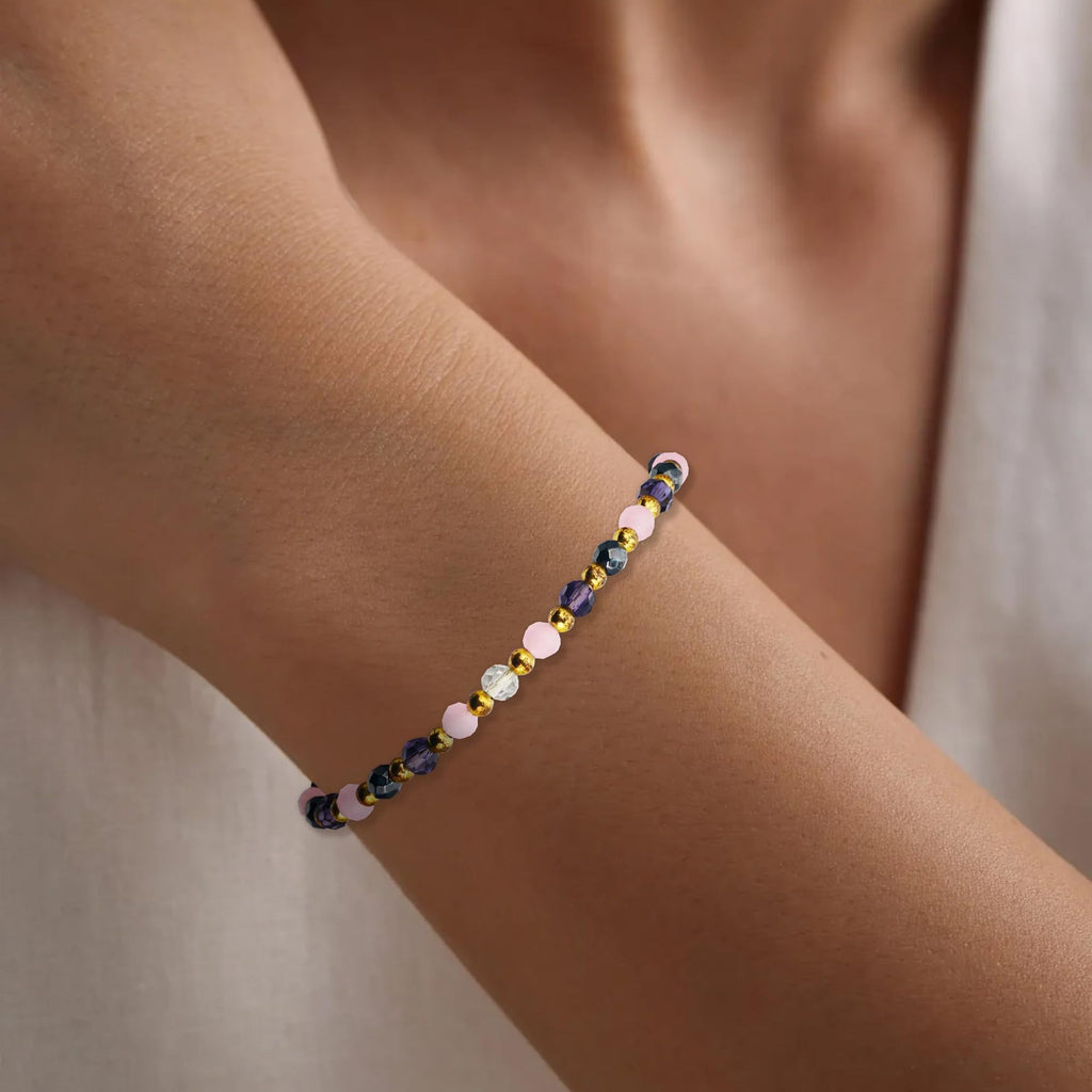 Evil Eye Pull-out Crystal Bracelet