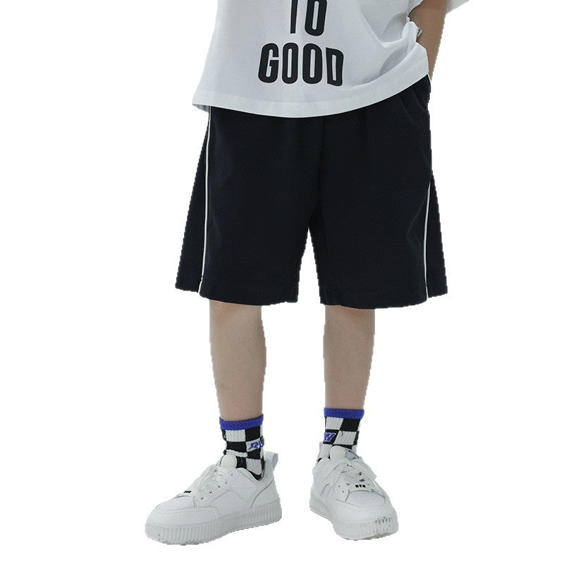 Big Kids Boys Lightweight Knit Shorts, Summer Casual Sport Bottoms
