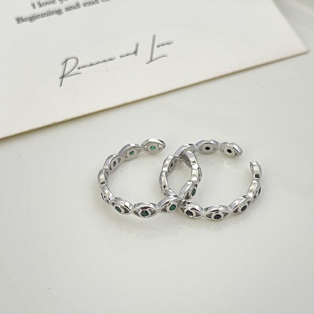 Evil Eye Open Ring