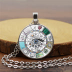 Amulet Magic Lucky Symbol Evil Eye Pendant Necklace