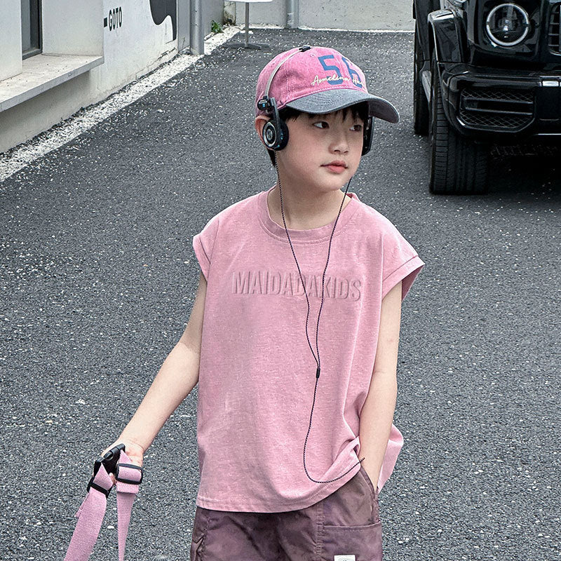 Boys Sports Sleeveless Tank Top