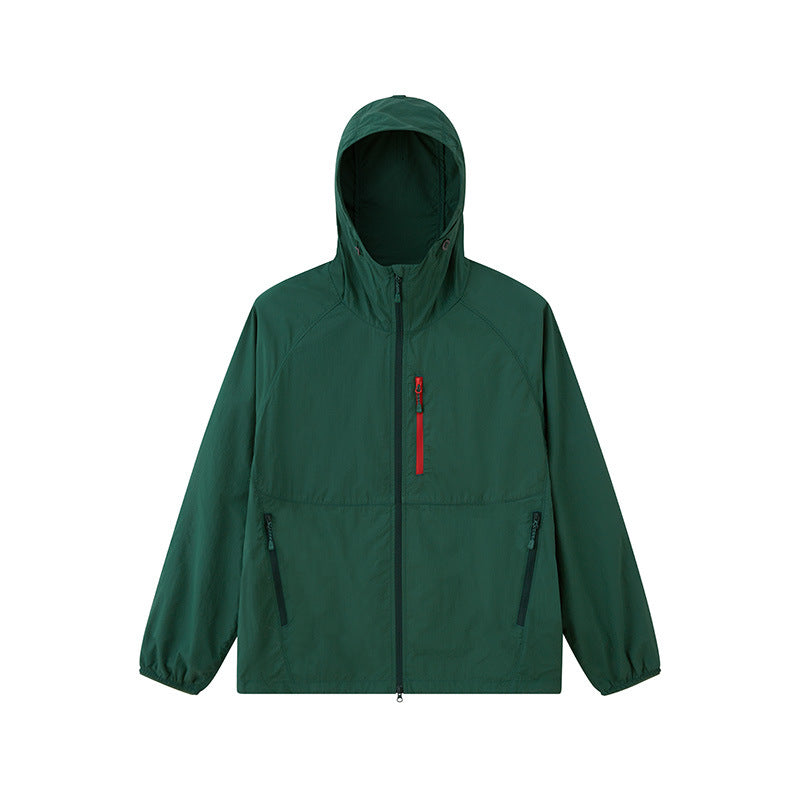 UPF 50+ Lightweight Sun Protection Hooded Jacket Breathable Outdoor Fishing Hiking Coat