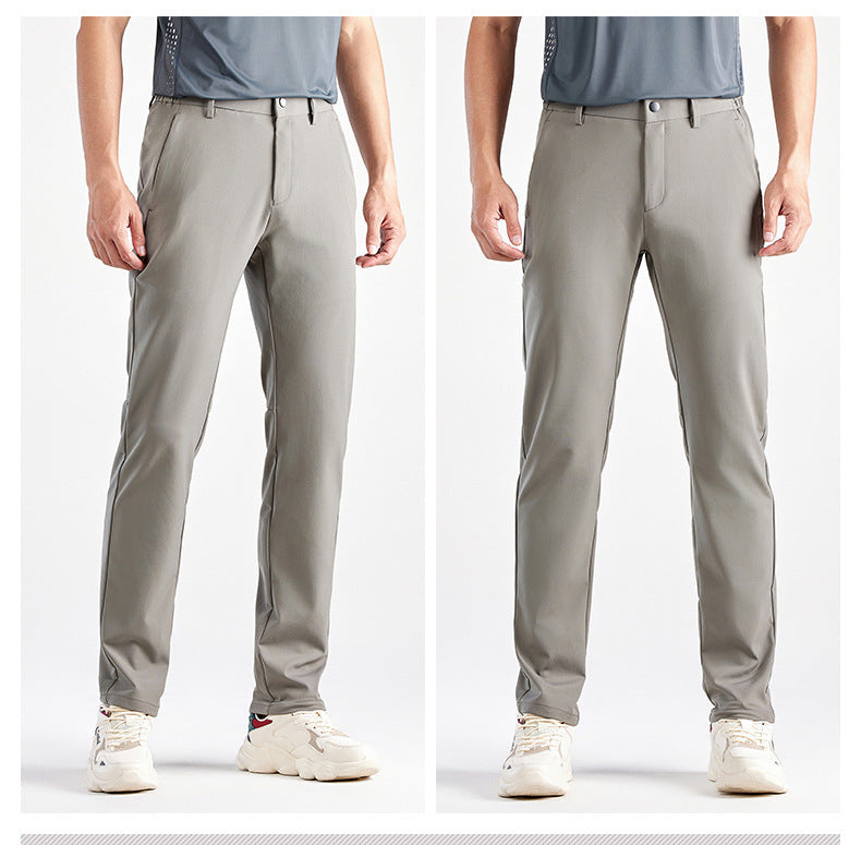 WENHOUU Waterproof Softshell Hiking Pants, Lightweight Breathable Commuter Trousers for Men