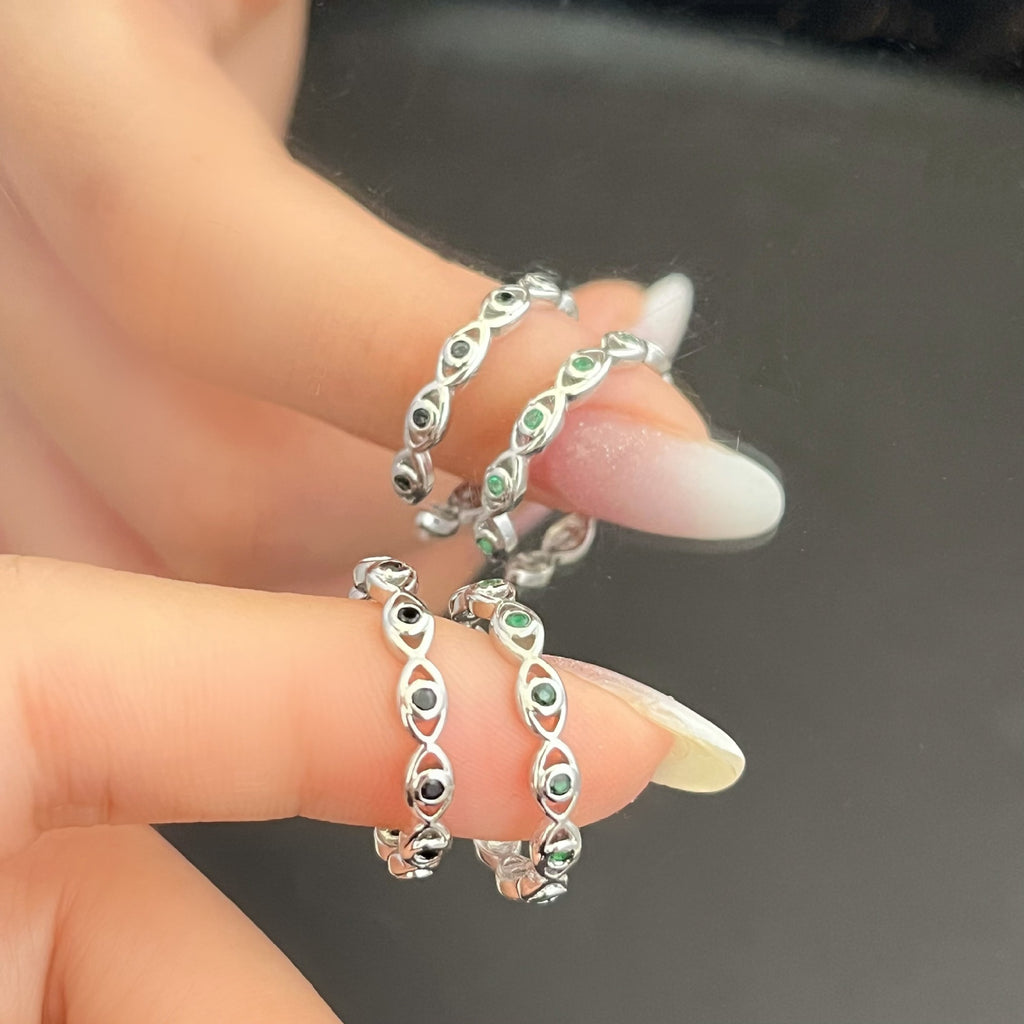 Evil Eye Open Ring