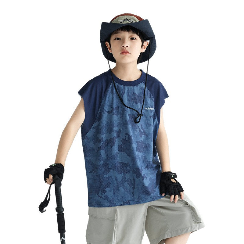 Camo Boys Quick Dry Cooling Sports Vest