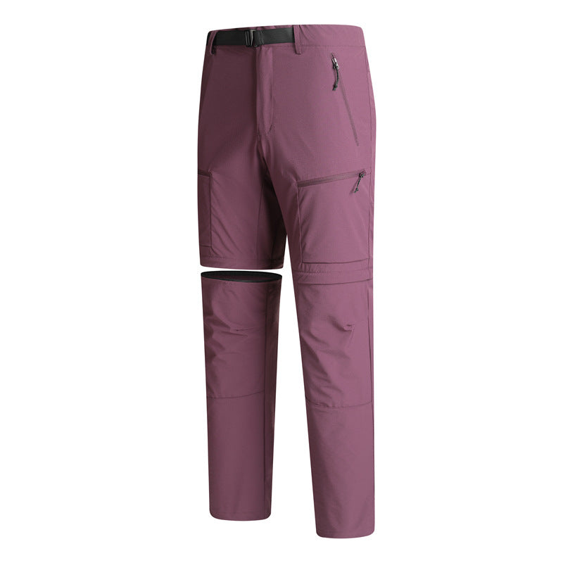 Wenhouu Men Zip Off Waterproof Breathable Cargo Hiking Trekking Pants