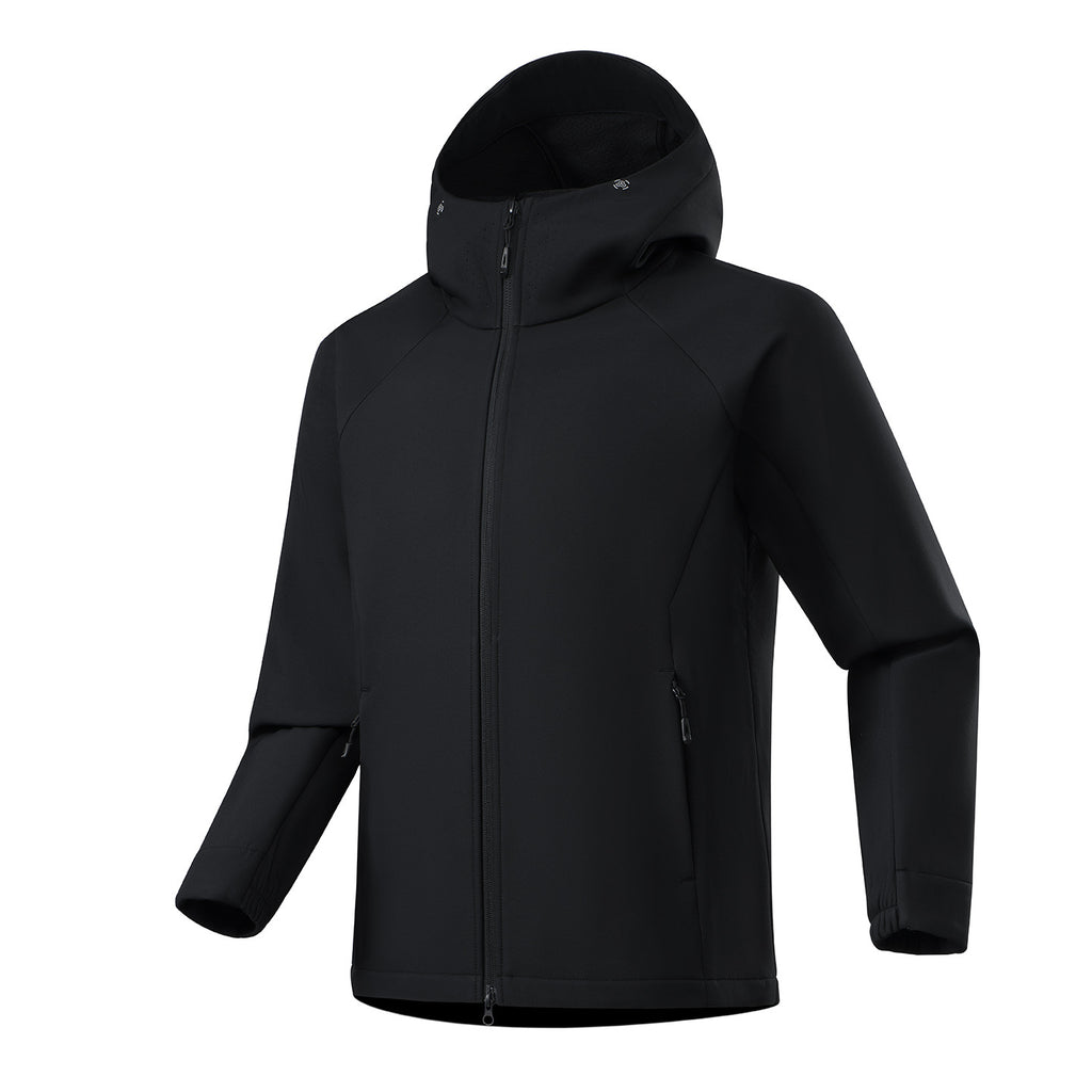 Kailor Softshell Jacket, Men Women Hooded Waterproof Stretch Warm Outdoor Hiking Casual Coat