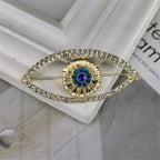 Evil Eye Brooch for Women, Full Diamond