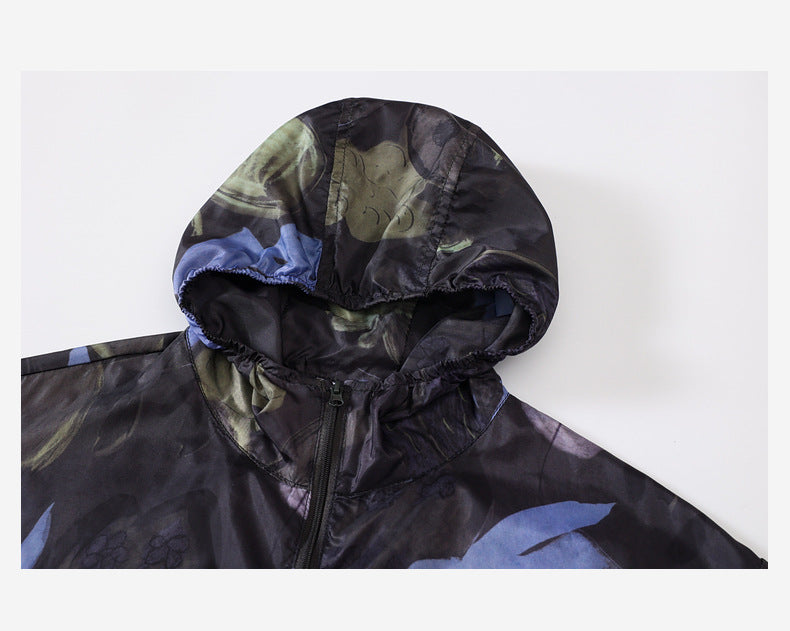 Boys' Lightweight Colorful Hooded Sun-Protection Jacket